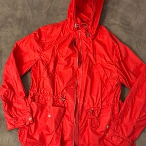 Red Rain Jacket